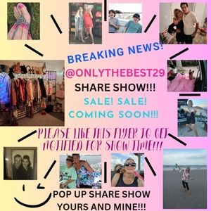 Please like to be notified of my next show!🙂💕